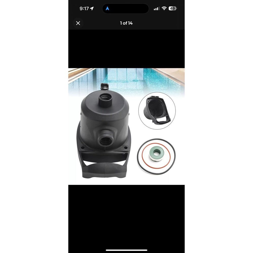 R0723100 Pool Pump Body For Zodiac & Polaris PB4SQ Booster Pump